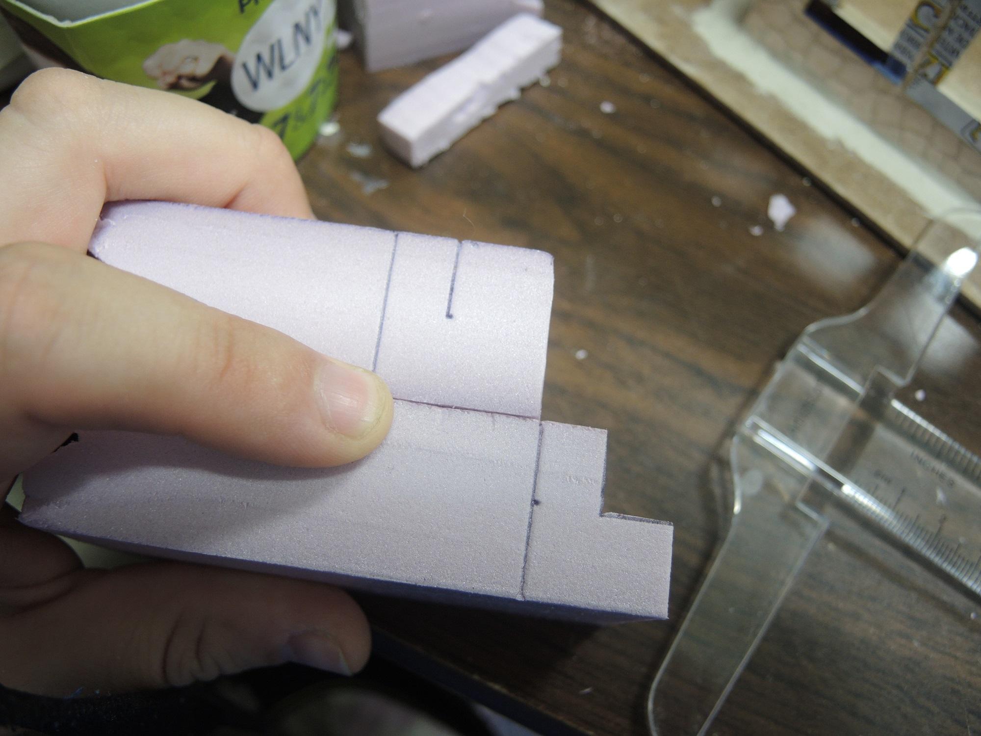 Blue, Commission, Hot Glue, Hotglue, Mesa, Pink, Styrofoam, Terrain